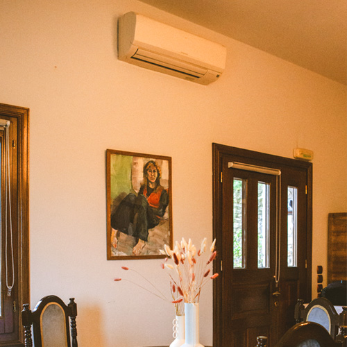 miression pelion house accommodation AC heating mouresi